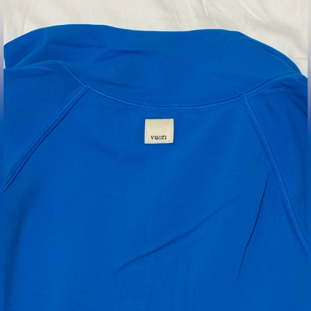 Vuori AllTheFeels Full Zip regatta blue M NEW - Picture 5 of 5